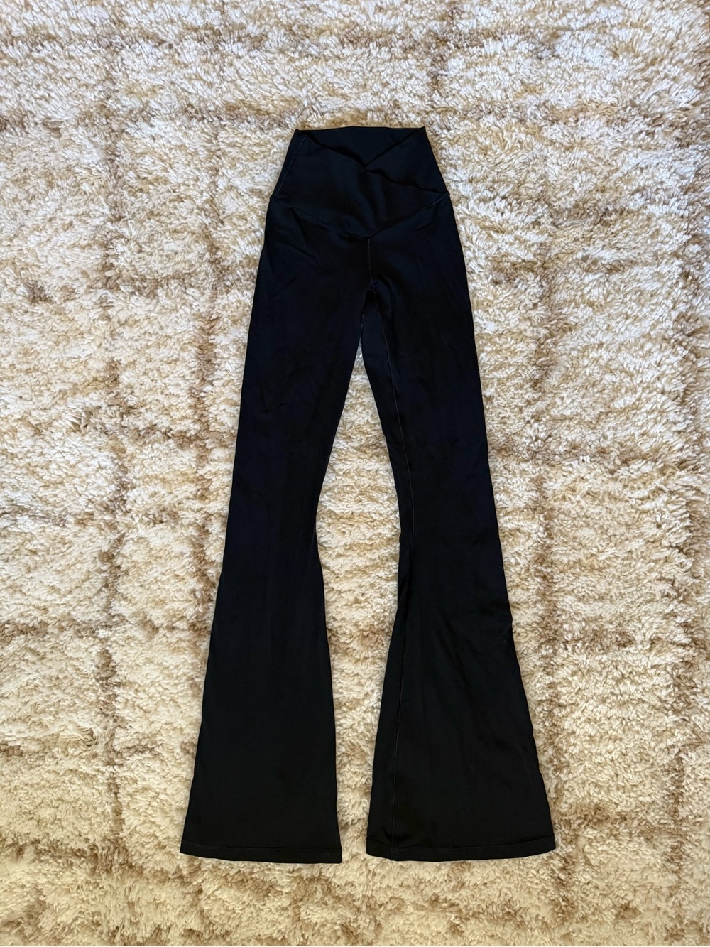OFFLINE by Aerie Black High Waisted Flare Leggings Size XS